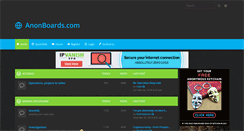 Desktop Screenshot of anonboards.com